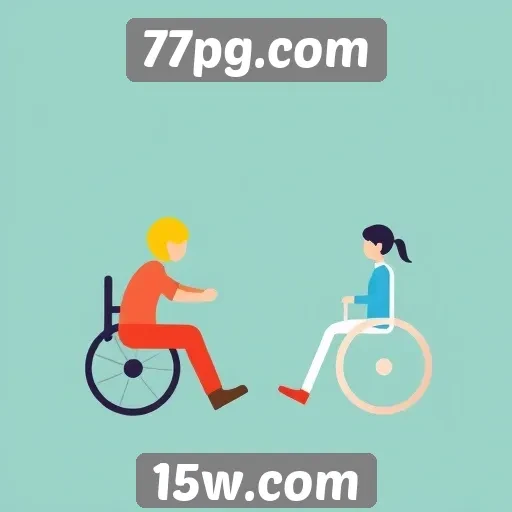 Acessibilidade e design do site 77pg.com
